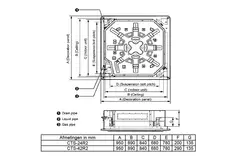 Tosot by GREE Inverter Cassette airco CTS-24R R32 7,0 kW set