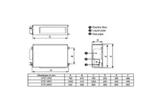 Tosot by GREE Inverter Kanaal airco DTS-24R R32 7,0 kW set