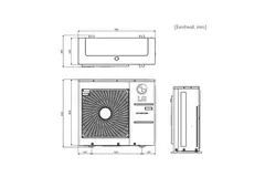 LG airco buitenunit Multi 1-4 units Max 41 BTU R32 7,9 kW