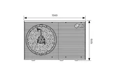 LG HM143HF-UB60 Therma-V 14kW 3 fase R290 Monobloc heat pump