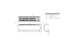 LG airco binnenunit Standard Plus Smart Inverter R32 7,0 kW