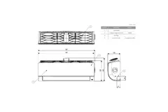 LG airco binnenunit Air Purifying R32 2,5 kW