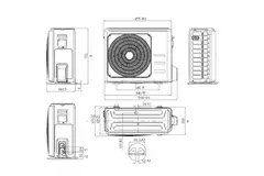 MaxiCool AURORA Inverter airco R32 7,0 kW set