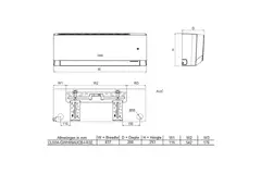 Tosot CLIVIA by GREE Binnenunit Black Design R32 2,7-3,0 kW
