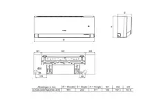 Tosot CLIVIA by GREE Binnenunit Design R32 5,3-5,4 kW