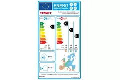 Tosot CLIVIA by GREE Inverter airco Black R32 3,5 kW set
