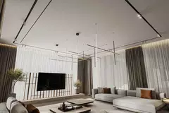 Ergovent instucbaar frameloos lijnrooster 1000 mm met aansluitdiameter 75 mm - profiel