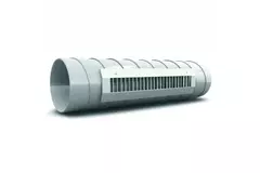 Kanaalrooster dubbel instelbaar 425x325 mm voor toevoer - spirobuis diameter 900-2400 mm