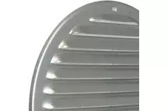 Metalen ventilatierooster rond Ø 200mm zink - MR200ZN
