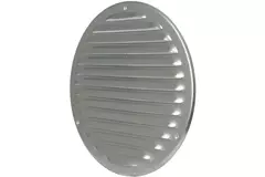 Metalen ventilatierooster rond Ø 200mm zink - MR200ZN