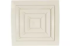 Plafondrooster vierkant 150x150 diameter: 100 wit - ND10G