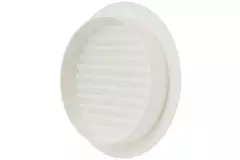 Schoepenrooster diameter: 125mm wit - VR125