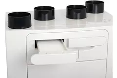 Vent-Axia WTW Sentinel Kinetic Advance 250SX inclusief voorverwarmer - Rechts - 250m³/h