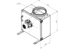 Boxventilator rookgas F400 - MPS 315 D2 F4 30