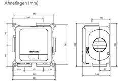 Vent-Axia Multihome AEC advance 368 m³/h Bluetooth + CO2 sensor + vochtsensor - euro stekker