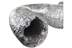 Aludec 200 mm ongeisoleerd flexibele slang - 10 m