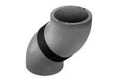 Geïsoleerde bocht EPS 45° diameter 200mm