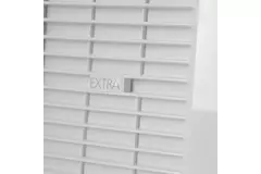 Europlast badkamerventilator Ø 100 mm Wit met automatische sluitklep - luxe X100Z