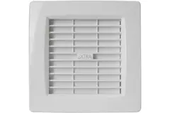 Europlast badkamerventilator Ø 100 mm Wit met automatische sluitklep - luxe X100Z