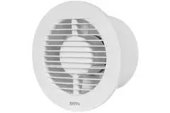 Badkamer ventilator rond Ø 125 mm wit met timer en vochtsensor - EA125HT