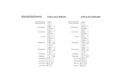 Rooksensor 24V voor rechthoekige brandklep - E-FD A SSA 200x450 24