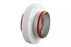 Brandklep rond compact 100 mm servomotor 230V - E-FDC DD M230 D100