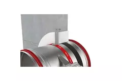 Brandklep rond 100 mm servomotor 24V - E-FDC25 D100 M24 S