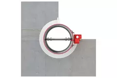Brandklep rond 100 mm servomotor 24V - E-FDC25 D100 M24 S