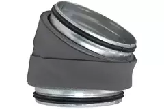 Thermoduct geïsoleerde bocht 30 graden diameter 400 mm