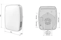 Brink Sonair 3.0 CO2 gestuurde decentrale ventilatie unit