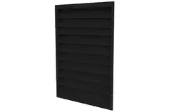 Buitenmuurrooster gegalvaniseerd staal 300x400 - RAL 9005
