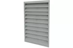 Buitenmuurrooster gegalvaniseerd staal 300x700