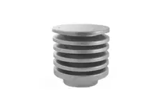 Ronde dakkap toe- en afvoer met lamellen Ø200 mm
