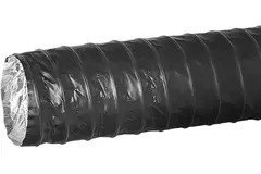 Combidec ventilatieslang aluminium met polyester buitenlaag ZWART Ø 125 mm (10 meter)