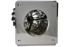 Windgedreven dakventilator Cowl 250 mm RVS inclusief plakplaat - 180m3/h