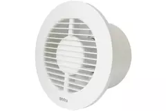 Badkamer ventilator rond Ø 125 mm wit met timer - EA125T