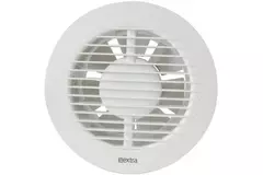 Badkamer ventilator rond Ø 125 mm wit met timer - EA125T