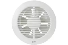 Badkamer ventilator rond Ø 150 mm wit met timer - EA150T