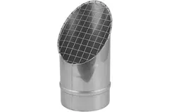 Eindstuk diameter 130 mm afgeschuind I316L (D0,5)