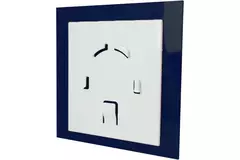 Air Roxy badkamerventilator met aansluitdiameter 125 mm – kunststof front blauw