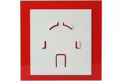 Air Roxy badkamerventilator met aansluitdiameter 100 mm met timer - kunststof front rood
