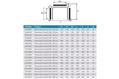 Thermoduct 13mm T-stuk diameter 250 mm - 160 mm (90 graden) geisoleerd