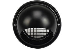 RVS bolrooster 125mm geveldoorvoer - EL-SS-B125 SS RAL9005