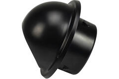 RVS bolrooster 125mm geveldoorvoer - EL-SS-B125 SS RAL9005