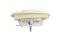 Ventilatie afvoer ventiel 80mm met metaal klemveren - DVS-C80 RAL9010