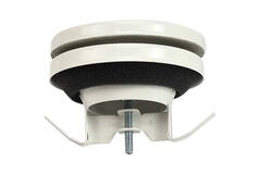 Ventilatie toevoer ventiel 100mm met metaal klemveren - SAV-C100 RAL9010