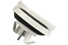 Ventilatie toevoer ventiel 100mm met metaal klemveren - SAV-C100 RAL9010