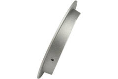 Muur rooster 250mm buitenlucht aluminium - EL-A-RLP250