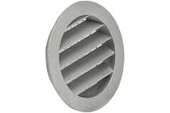 Muur rooster 250mm buitenlucht aluminium - EL-A-RLP250