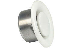 Ventilatie afvoer ventiel 200mm metaal - E-DVS200 RAL9010